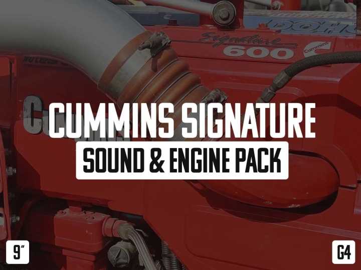 Cummins Signature Sound & Engine Pack V1.0.2 ATS 1.48