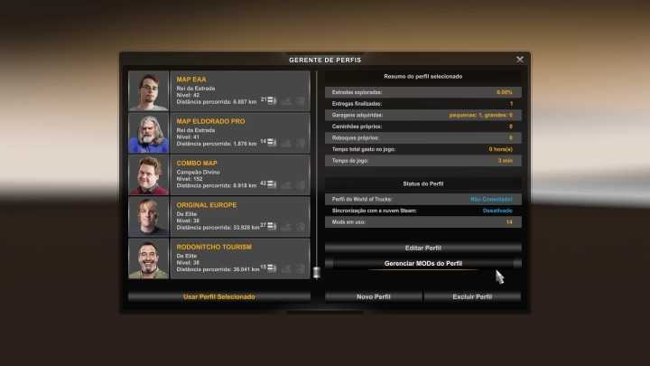 All Profiles V1.0 ETS2 1.48