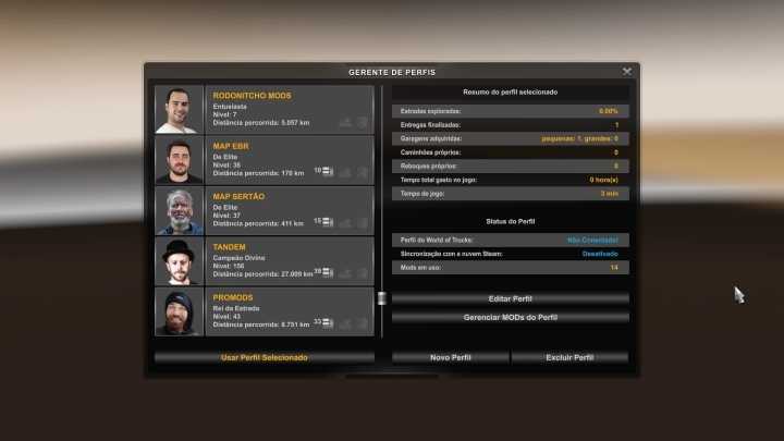 All Profiles V1.0 ETS2 1.48