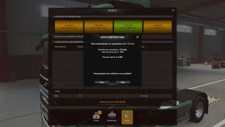 Bank With More Money And Time To Pay V1.0 ETS2 1.48