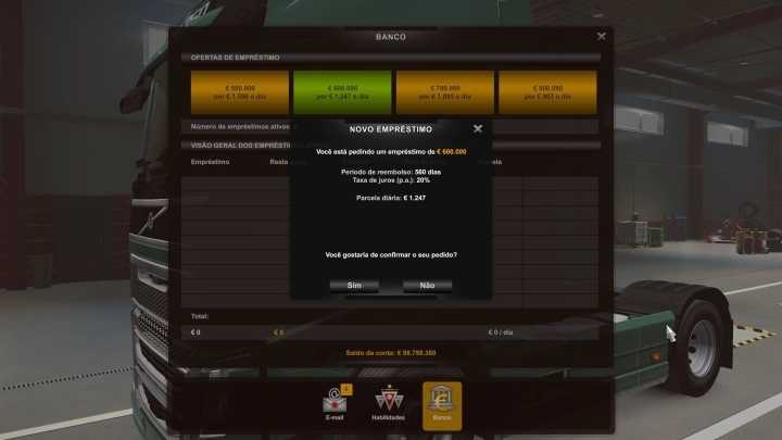 Bank With More Money And Time To Pay V1.0 ETS2 1.48