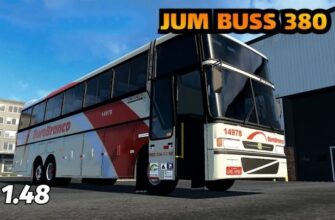 Busscar Jumbuss 380T Volvo Bus V1.1 ETS2 1.48