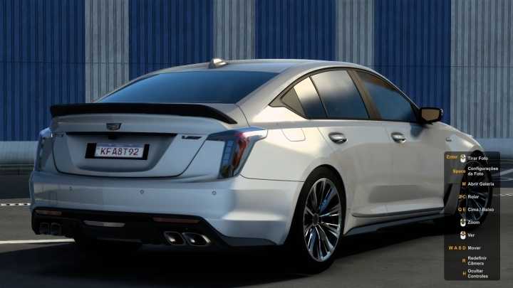 Cadillac Ct5-V Black Wing 2022 V2.0 ETS2 1.48