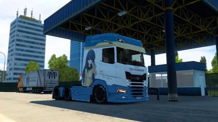 Daf 2021 (Jasper) Rin X Ryou Skin Rework By Zen Workshop ETS2 1.48