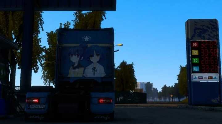 Daf 2021 (Jasper) Rin X Ryou Skin Rework By Zen Workshop Final ETS2 1.48