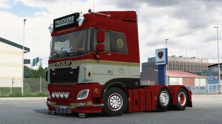 Daf Xf Euro 6 Changeable Multicolor Skin – Gloss & Matte ETS2 1.48