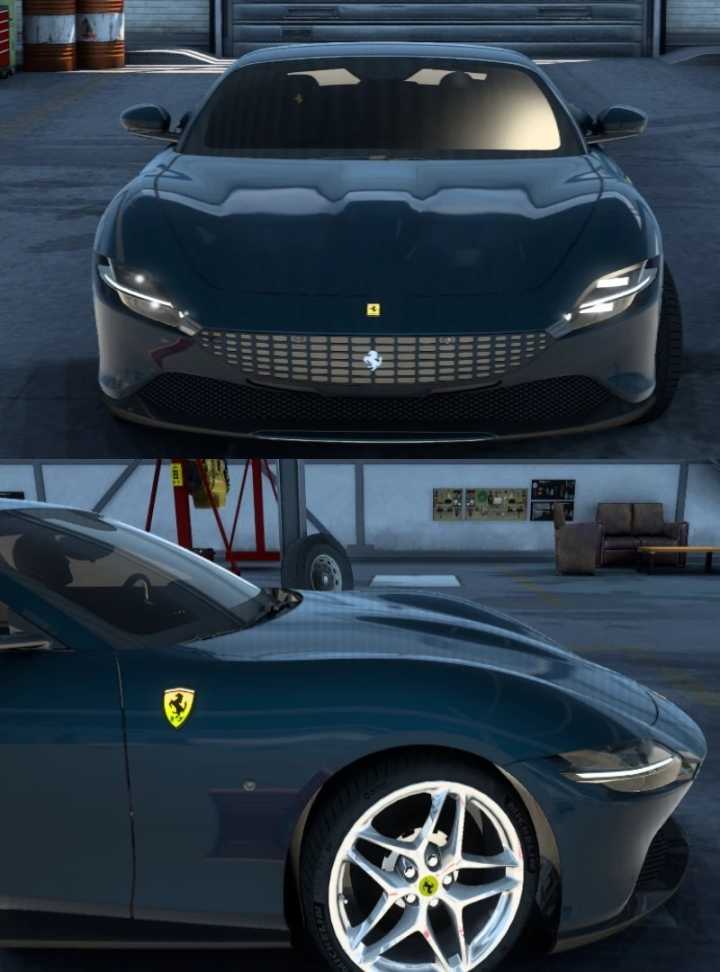 Ferrari Roma 2021 V1.0.2 ETS2 1.48