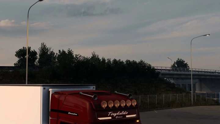 Hella Orange Greek Style Lights V2.2.1 ETS2 1.48