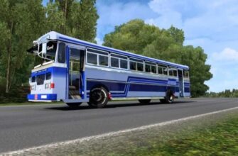 Обновление автобуса Lanka Ashok Leyland 2023 для ETS2 1.48.