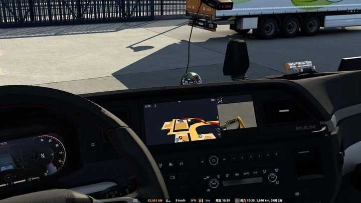Man Tgx 2020 Improve Navigation Screen V1.0 ETS2 1.48