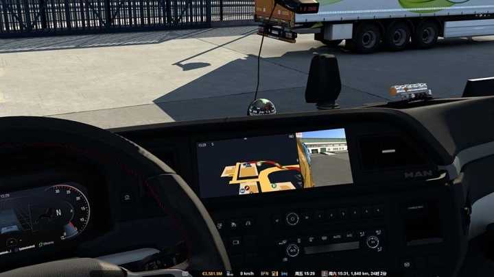 Man Tgx 2020 Improve Navigation Screen V1.1 ETS2 1.48