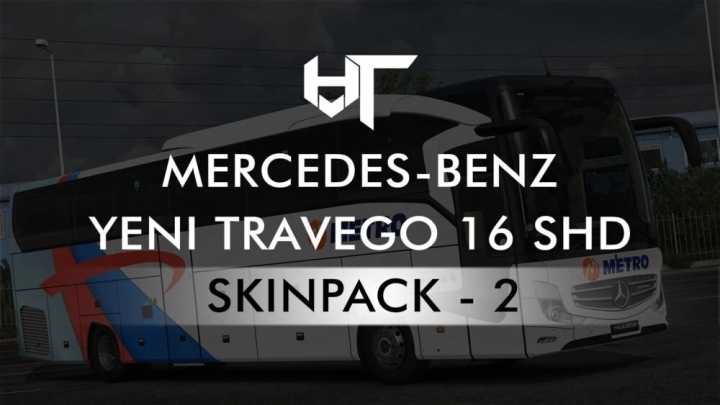 Mercedes-Benz New Travego 16 Shd – Skinpack 2 ETS2 1.48
