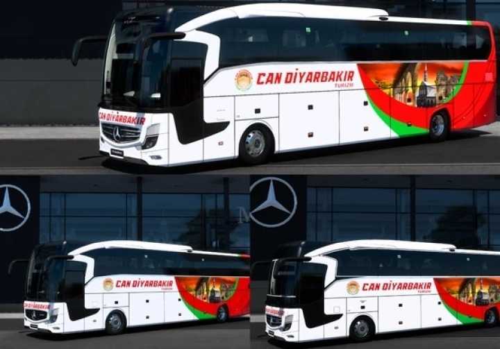 Mercedes-Benz Travego 16Shd Can Diyarbakir 2023 Pack ETS2 1.48