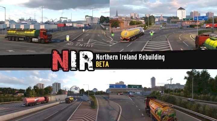 Nir (Northern Ireland Rebuilding) V0.60 ETS2 1.48