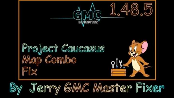 Project Caucasus Map Combo Fix V1.0 ETS2 1.48
