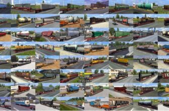 Пакет железнодорожных грузов V4.5 для Euro Truck Simulator 2 версии 1.48