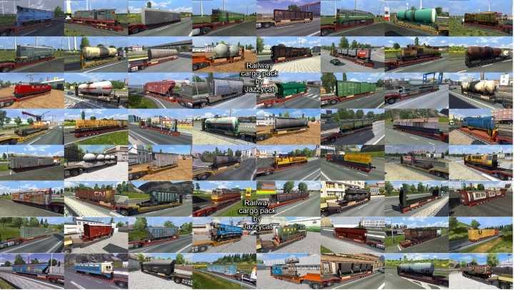Railway Cargo Pack V4.5.1 ETS2 1.48