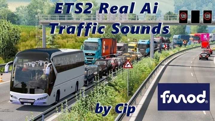 Real Ai Traffic Sounds 1.48.5 ETS2 1.48