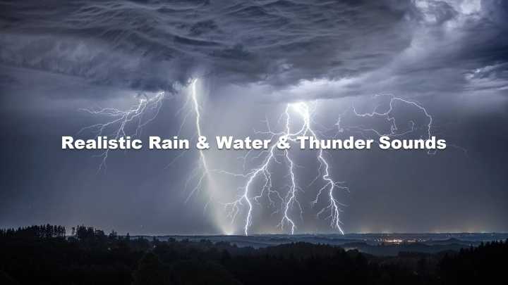Realistic Rain & Water & Thunder Sounds V6.7.1 ETS2 1.48
