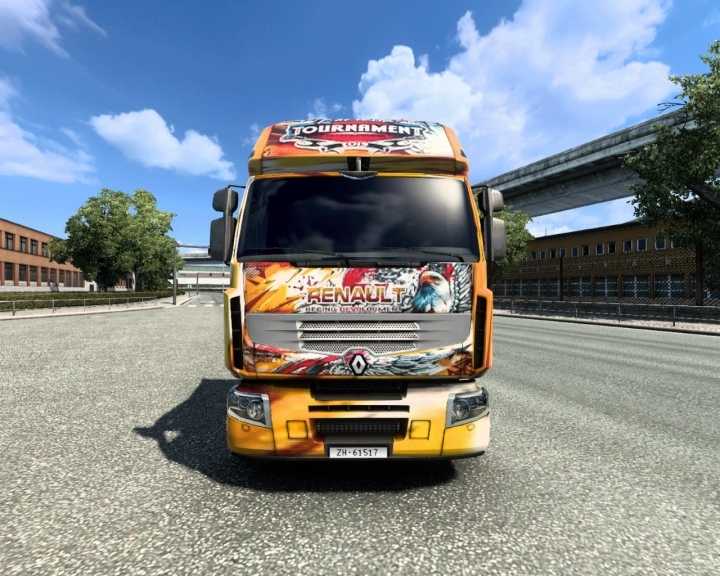 Renault Racing Skin ETS2 1.48