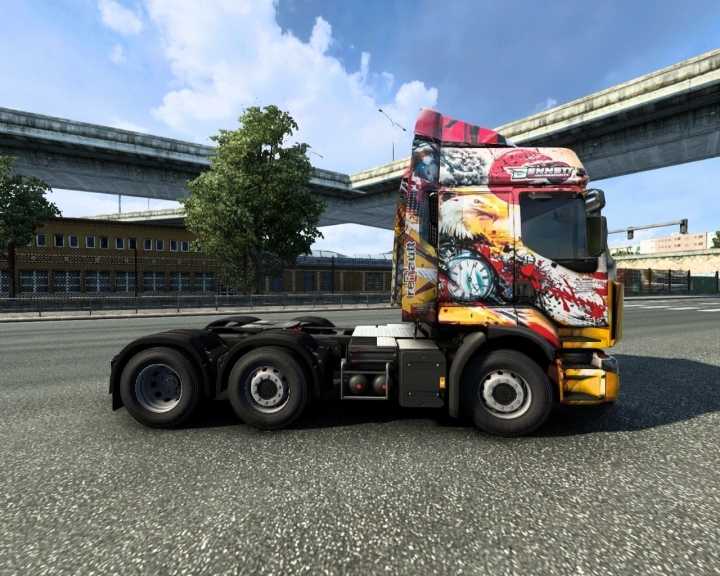Renault Racing Skin ETS2 1.48