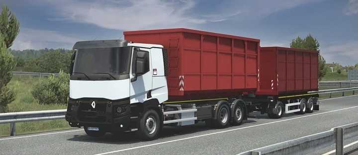 Renault Range T (C, K) Hooklift V1.1 ETS2 1.48