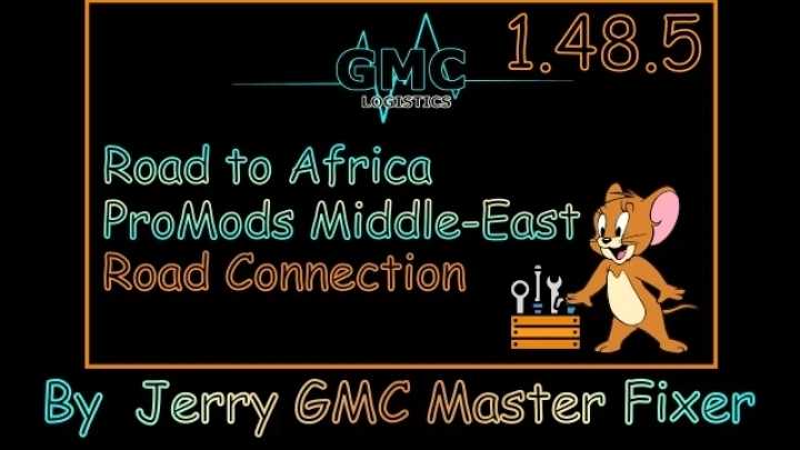 Road To Africa – Promods Middle-East Road Connection V1.0 ETS2 1.48