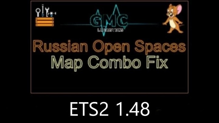 Russian Open Spaces Map Combo Fix V1.0 ETS2 1.48