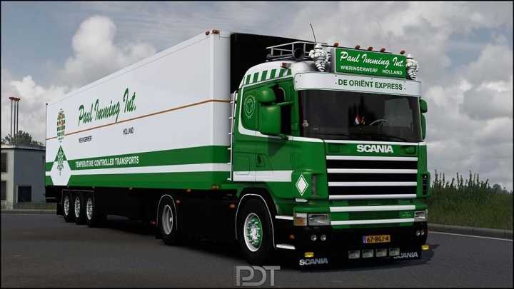Scania 4 Series 164 480 + Trailer Paul Imming ETS2 1.48