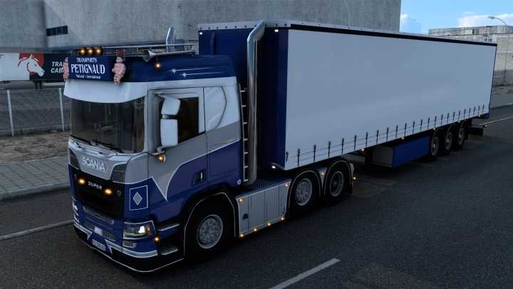 Scania R580 Petignaud Transports Reworked ETS2 1.48