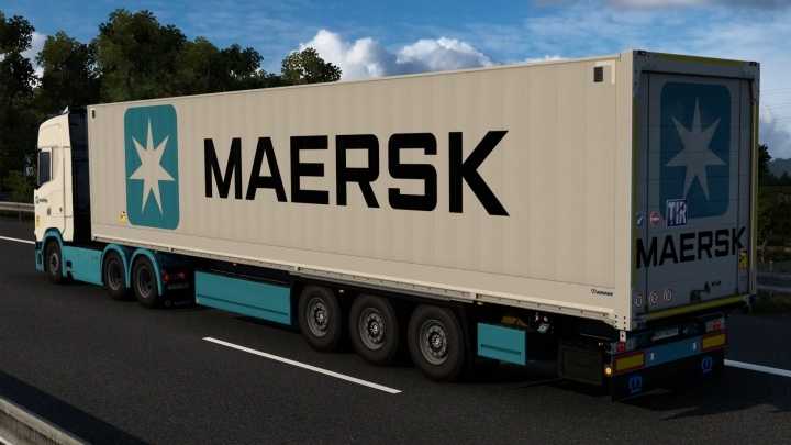 Skin Maersk Krone Dry Liner V1.0 ETS2 1.48