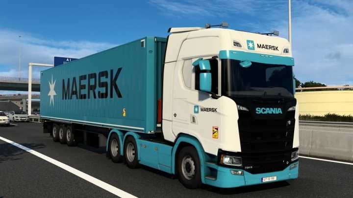 Skin Maersk Krone Dry Liner V2.0 ETS2 1.48