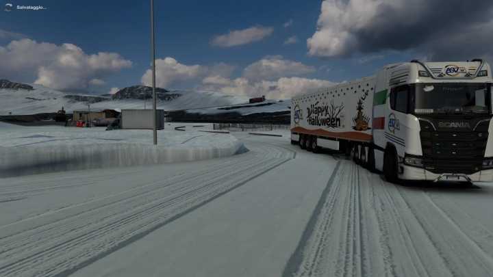 Skin Trailer Halloween Asv Logistica ETS2 1.48