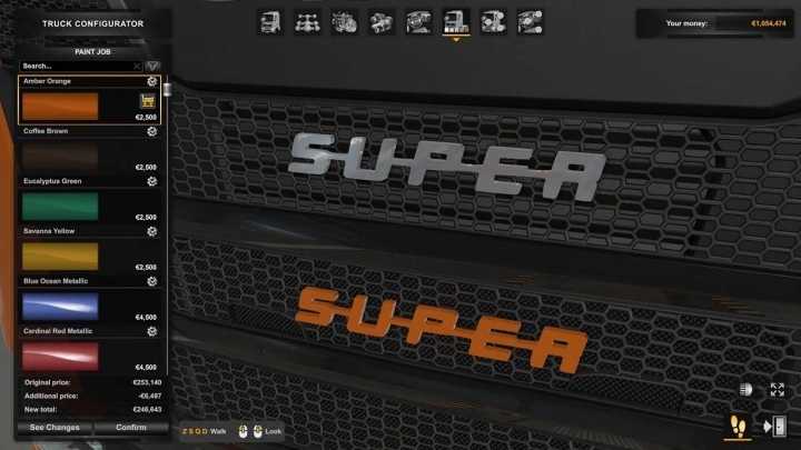 Super Interior Led Logo Addon V2.0.1 ETS2 1.48