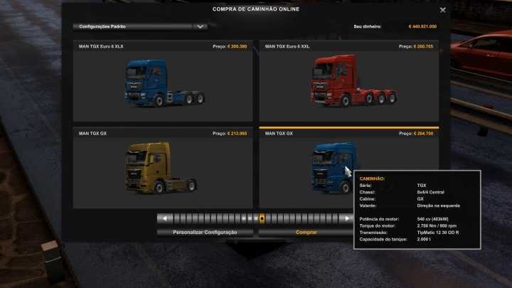 Supplemental Tank 2000 Liters For All Trucks V1.0 ETS2 1.48