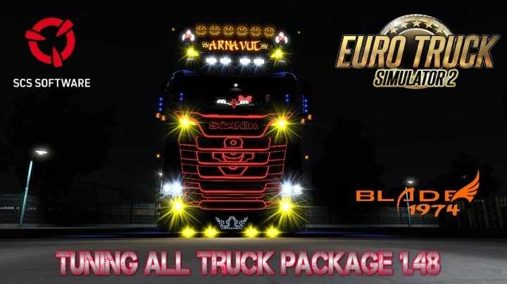 Tuning All Truck Package ETS2 1.48