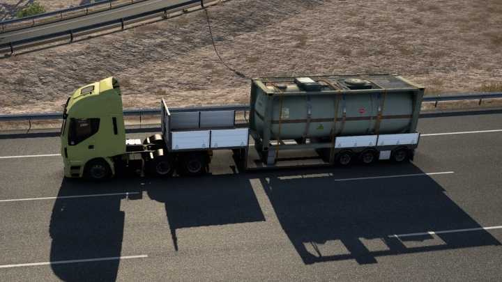 Wells Flatbed Trailer ETS2 1.48