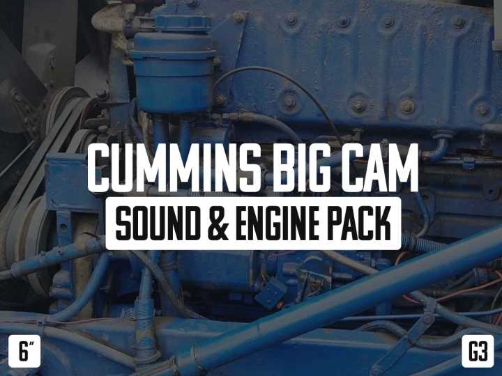 Cummins Big Cam Sound & Engine Pack ATS 1.48