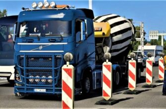 Анимированный бетоносмеситель ETS2 1.48