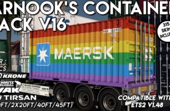 Проект упаковки контейнеров V16.0 для ETS2 1.48