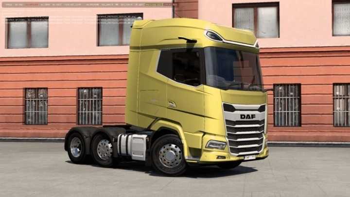 Daf Xf/Xg+ Ftg 6X2 Chassis ETS2 1.49