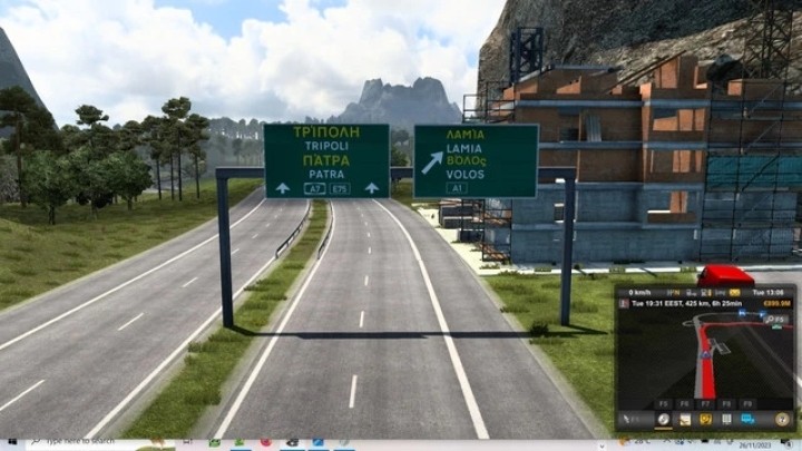 Greece Extended – Promods Add-On V1.0 ETS2 1.48