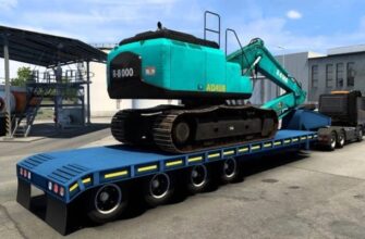 Иранский низкорамный трейлер ETS2 1.48