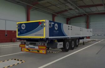 Набор защитных щитков для длинномерных грузовиков для трейлеров SCS ETS2 1.48