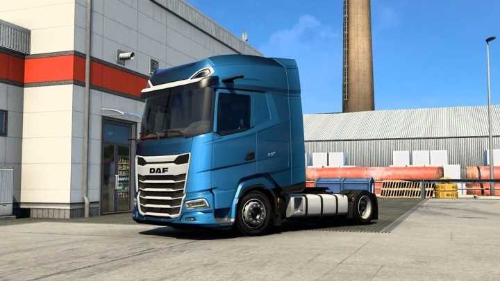 Low Deck Chassis Addon For Daf 2021 V1.4 ETS2 1.48