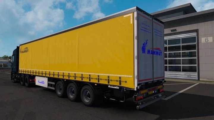 Mammut 3 Axles Semi Trailer ETS2 1.48