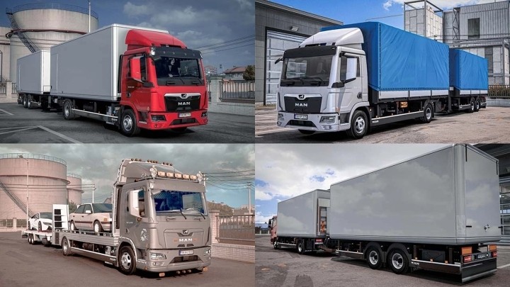 Man Tgl 2022 Megamod+Trailer V2.1 ETS2 1.48