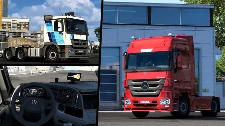 Mercedes-Benz Actros Mp3 Truck ETS2 1.49