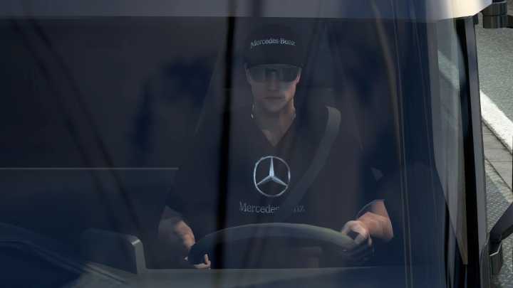 Mercedes Benz Driver Skin ETS2 1.48