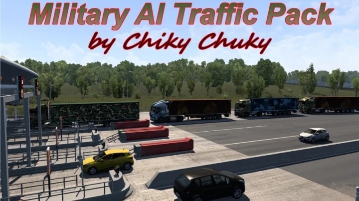 Military Ai Traffic Pack V1.0.1 ETS2 1.48